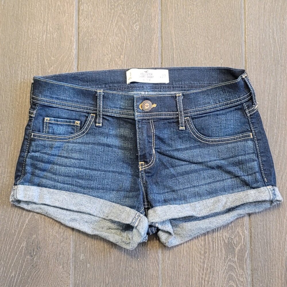 Hollister Low-Rise Denim Shorts